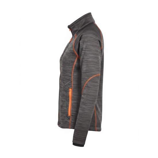 CUSTOM NORTH END WOMENS FLUX MÉLANGE BONDED FLEECE JACKET