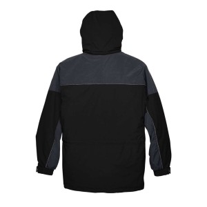CUSTOM NORTH END MENS 3-IN-1 TWO-TONE PARKA BACK