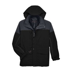 CUSTOM NORTH END MENS 3-IN-1 TWO-TONE PARKA