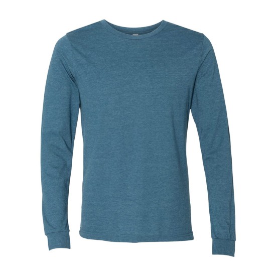 CUSTOM BELLA + CANVAS HEATHER CVC LONG SLEEVE TEE CUSTOM BELLA + CANVAS HEATHER CVC LONG SLEEVE TEE