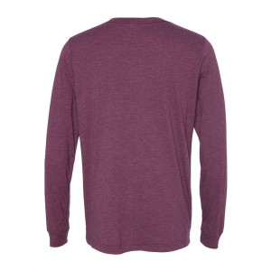 CUSTOM BELLA + CANVAS UNISEX TRIBLEND LONG SLEEVE TEE BACK