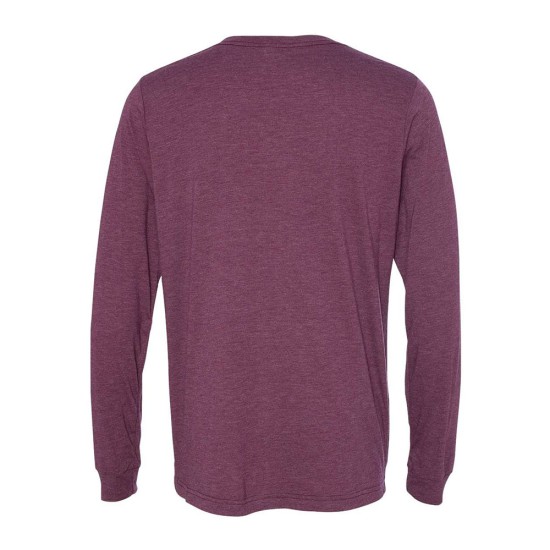 CUSTOM BELLA + CANVAS UNISEX TRIBLEND LONG SLEEVE TEE