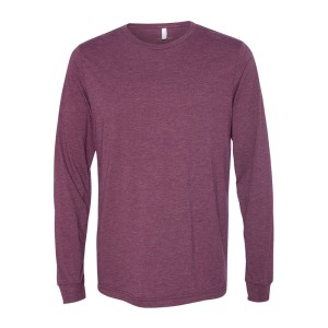 CUSTOM BELLA + CANVAS UNISEX TRIBLEND LONG SLEEVE TEE