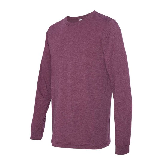 CUSTOM BELLA + CANVAS UNISEX TRIBLEND LONG SLEEVE TEE
