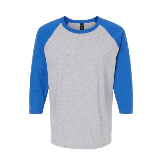 CUSTOM M&O RAGLAN THREE-QUARTER SLEEVE BASEBALL T-SHIRT