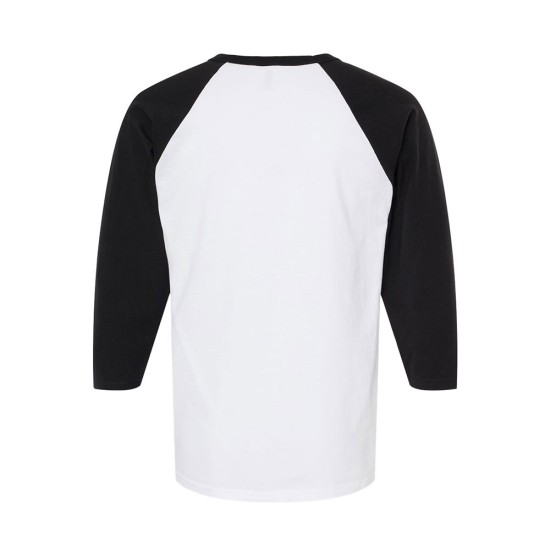 CUSTOM M&O RAGLAN THREE-QUARTER SLEEVE BASEBALL T-SHIRT CUSTOM M&O RAGLAN THREE-QUARTER SLEEVE BASEBALL T-SHIRT