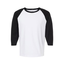 CUSTOM M&O RAGLAN THREE-QUARTER SLEEVE BASEBALL T-SHIRT