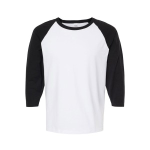 CUSTOM M&O RAGLAN THREE-QUARTER SLEEVE BASEBALL T-SHIRT CUSTOM M&O RAGLAN THREE-QUARTER SLEEVE BASEBALL T-SHIRT