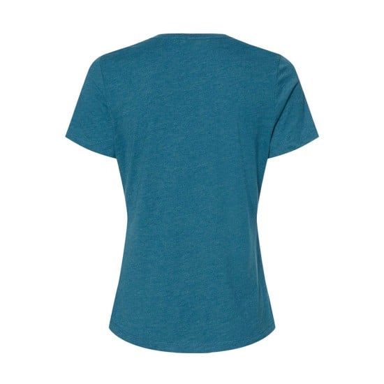 CUSTOM BELLA + CANVAS WOMENS RELAXED FIT HEATHER CVC TEE