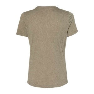 CUSTOM BELLA + CANVAS WOMENS RELAXED FIT TRIBLEND TEE  BACK