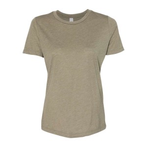 CUSTOM BELLA + CANVAS WOMENS RELAXED FIT TRIBLEND TEE