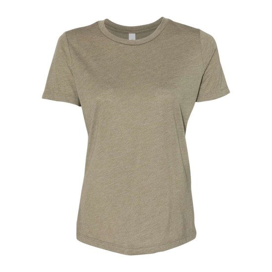 CUSTOM BELLA + CANVAS WOMENS RELAXED FIT TRIBLEND TEE