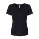 CUSTOM BELLA + CANVAS WOMEN'S RELAXED TRIBLEND SHORT SLEEVE V-NECK TEE