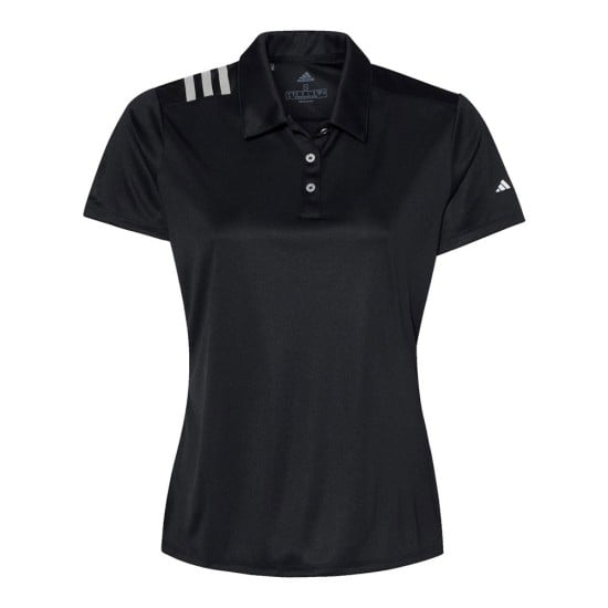 CUSTOM ADIDAS WOMENS 3 STRIPES SHOULDER POLO