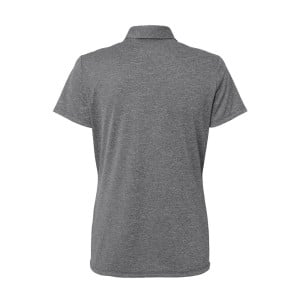 ADIDAS WOMEN'S HEATHERED POLO BACK