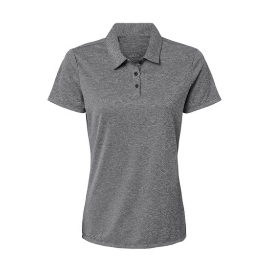 CUSTOM ADIDAS WOMEN'S HEATHERED POLO