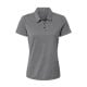 CUSTOM ADIDAS WOMEN'S HEATHERED POLO