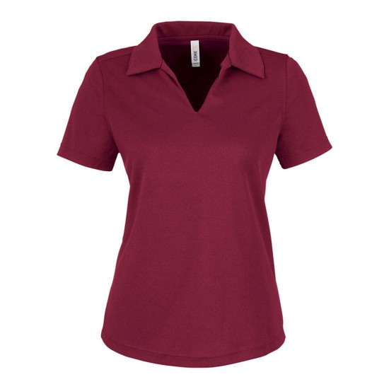 CUSTOM CORE365 WOMENS MARKET SNAG PROTECT MESH POLO CUSTOM CORE365 WOMENS MARKET SNAG PROTECT MESH POLO