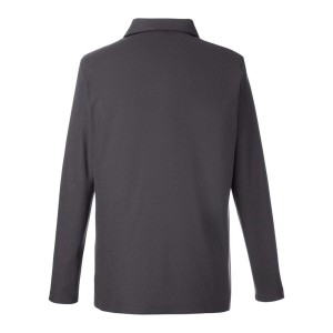 CUSTOM CORE365 MENS FUSION CHROMASOFT LONG SLEEVE PIQUE POLO BACK