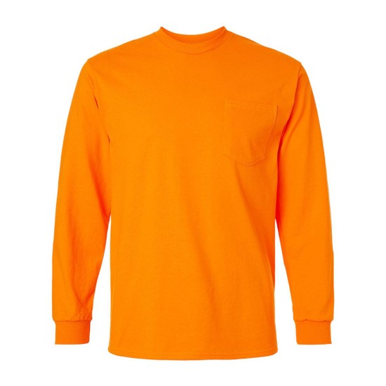 CUSTOM GILDAN UNISEX ULTRA COTTON® LONG SLEEVE POCKET T-SHIRT