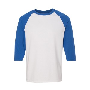 CUSTOM GILDAN HEAVY COTTON™ RAGLAN THREE-QUARTER SLEEVE T-SHIRT
