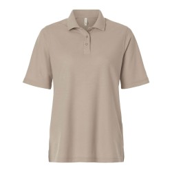 CUSTOM HARRITON WOMENS MAVERICK CVC PIQUE POLO