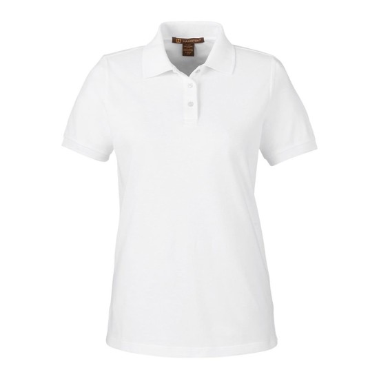 CUSTOM HARRITON WOMENS VALIANT COTTON SNAG PROTECT POLO CUSTOM HARRITON WOMENS VALIANT COTTON SNAG PROTECT POLO