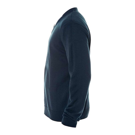 CUSTOM HARRITON MENS PIBLOC™ V-NECK SWEATER