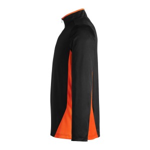 CUSTOM HARRITON MENS FLASH SNAG PROTECTION PLUS IL COLORBLOCK QUARTER-ZIP PULLOVER LEFT CUSTOM HARRITON MENS FLASH SNAG PROTECTION PLUS IL COLORBLOCK QUARTER-ZIP PULLOVER LEFT