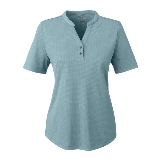 CUSTOM NORTH END WOMENS REPLAY RECYCLED PIQUE POLO CUSTOM NORTH END WOMENS REPLAY RECYCLED PIQUE POLO