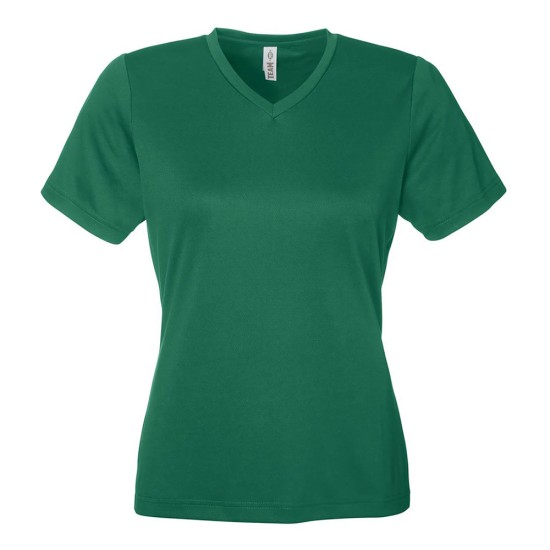 CUSTOM TEAM 365 WOMEN'S ZONE PERFORMANCE MESH T-SHIRT CUSTOM TEAM 365 WOMEN'S ZONE PERFORMANCE MESH T-SHIRT