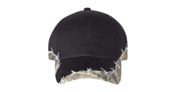 Custom Camo with Barbed Wire Cap