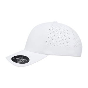 CUSTOM FLEXFIT DELTA SNAPBACK PERFORATED CAP LEFT