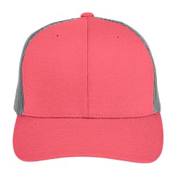CUSTOM TEAM 365 YOUTH ZONE SONIC HEATHER TRUCKER CAP