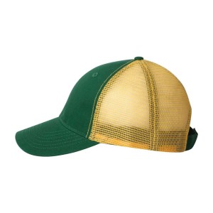 CUSTOM VALUCAP BIO-WASHED TRUCKER CAP LEFT CUSTOM VALUCAP BIO-WASHED TRUCKER CAP LEFT