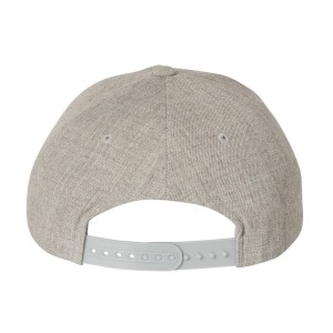 CUSTOM YUPOONG PREMIUM FIVE-PANEL CURVED BILL SNAPBACK CAP BACK CUSTOM YUPOONG PREMIUM FIVE-PANEL CURVED BILL SNAPBACK CAP BACK