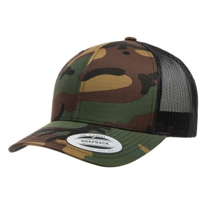 CUSTOM CAMO RETRO TRUCKER CAP