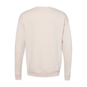 CUSTOM BELLA + CANVAS UNISEX SPONGE FLEECE DROP SHOULDER CREWNECK SWEATSHIRT BACK