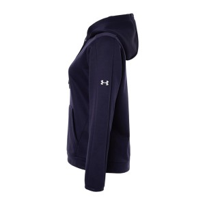 CUSTOM UNDER ARMOUR WOMENS ARMOUR FLEECE PRO HOODED SWEATSHIRT LEFT