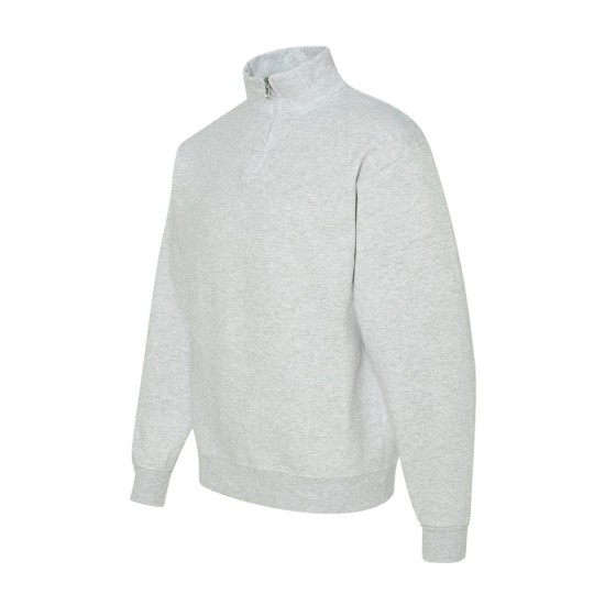 CUSTOM JERZEES NUBLEND® CADET COLLAR QUARTER-ZIP SWEATSHIRT