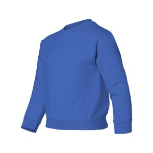 Gildan Heavy Blend Youth Crewneck Sweatshirt Royal Side