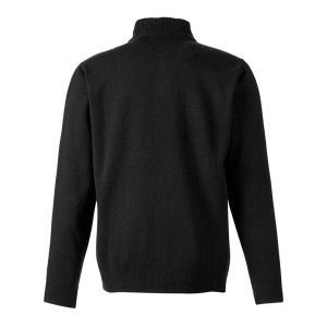 CUSTOM HARRITON UNISEX PILBLOC QUARTER-ZIP PULLOVER SWEATER BACK