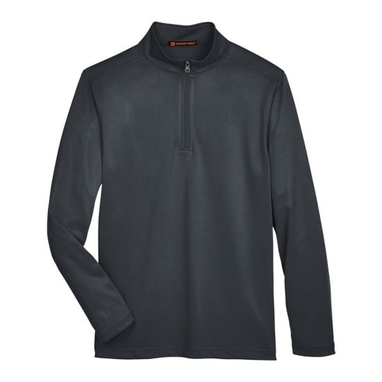 CUSTOM HARRITON MENS ADVANTAGE SNAG PROTECTION PLUS QUARTER-ZIP PULLOVER