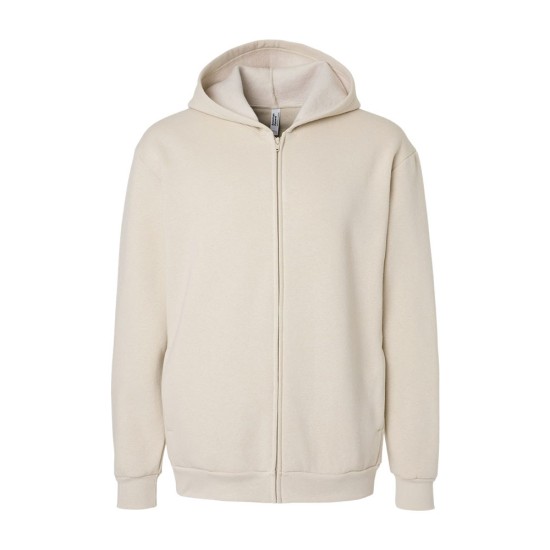 CUSTOM AMERICAN APPAREL UNISEX REFLEX FLEECE FULL-ZIP HOODIE SWEATSHIRT CUSTOM AMERICAN APPAREL UNISEX REFLEX FLEECE FULL-ZIP HOODIE SWEATSHIRT