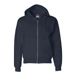CUSTOM CHAMPION UNISEX POWERBLEND® FULL ZIP HOODED SWEATSHIRT