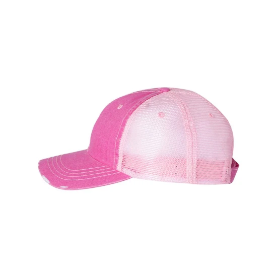 CUSTOM MEGA CAP HERRINGBONE TRUCKER CAP CUSTOM MEGA CAP HERRINGBONE TRUCKER CAP