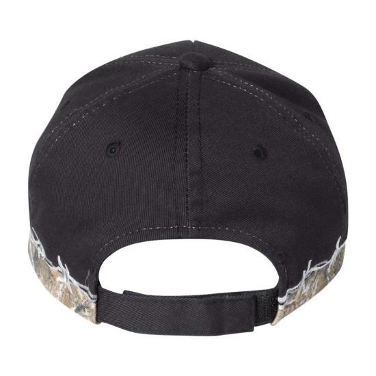 CUSTOM CAMO WITH BARBED WIRE CAP