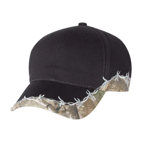 CUSTOM CAMO WITH BARBED WIRE CAP