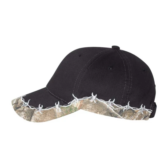 CUSTOM CAMO WITH BARBED WIRE CAP