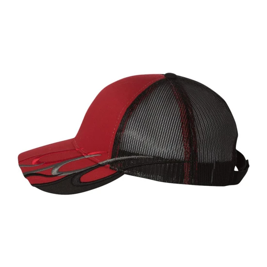 CUSTOM FLAME MESH OUTDOOR CAP CUSTOM FLAME MESH OUTDOOR CAP